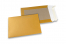 Papprückwandtaschen farbig - Gold, 162 x 229 mm | Briefumschlaegebestellen.de