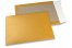 Papprückwandtaschen farbig - Gold, 229 x 324 mm | Briefumschlaegebestellen.de