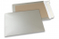 Papprückwandtaschen farbig - Silber, 229 x 324 mm | Briefumschlaegebestellen.de