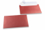 Rote Briefumschläge mit Perlmutteffekt - 114 x 162 mm | Briefumschlaegebestellen.de