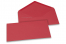 Farbige Umschläge  für Glückwunschkarten  - Rot, 110 x 220 mm | Briefumschlaegebestellen.de