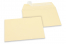 Farbige Briefumschläge Papier - Elfenbein, 114 x 162 mm | Briefumschlaegebestellen.de
