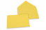 Farbige Umschläge für Glückwunschkarten - Sonnenblumengelb, 114 x 162 mm | Briefumschlaegebestellen.de