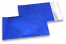  Dunkelblaue Folienumschläge matt metallic farbig - 114 x 162 mm | Briefumschlaegebestellen.de