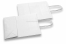 Tragetaschen aus Papier mit gedrehten Papierkordeln - weiß, 180 x 80 x 220 mm, 90 Gramm | Briefumschlaegebestellen.de
