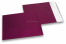  Bordeaux Folienumschläge matt metallic farbig - 165 x 165 mm | Briefumschlaegebestellen.de