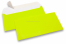 Neon Briefumschläge - Gelb, ohne Fenster | Briefumschlaegebestellen.de