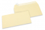Farbige Briefumschläge Papier - Elfenbein, 110 x 220 mm | Briefumschlaegebestellen.de