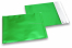 Grüne Folienumschläge matt metallic farbig - 165 x 165 mm | Briefumschlaegebestellen.de