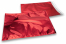 Rote Metallic Folienumschläge - 320 x 430 mm | Briefumschlaegebestellen.de