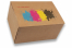 Blitzbodenkarton Speedbox - Beispiel mit Logo auf der Vorderseite | Briefumschlaegebestellen.de