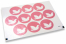 Taufe-Verschlusssiegel - rosa mit weißer Taube | Briefumschlaegebestellen.de