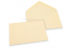 Farbige Umschläge  für Glückwunschkarten - Elfenbein, 133 x 184 mm | Briefumschlaegebestellen.de