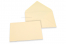Farbige Umschläge  für Glückwunschkarten - Elfenbein, 114 x 162 mm | Briefumschlaegebestellen.de