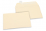 Farbige Briefumschläge Papier - Elfenbein, 114 x 162 mm | Briefumschlaegebestellen.de