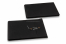Kartonverpackung mit Kordelverschluss - 162 x 229 x 25 mm, schwarz | Briefumschlaegebestellen.de