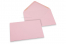  Farbige Umschläge  für Glückwunschkarten - Hellrosa, 125 x 175 mm | Briefumschlaegebestellen.de