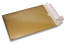 Goldene Versandtaschen glänzend | Briefumschlaegebestellen.de