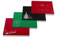 Farbige Weihnachts-Briefumschläge | Briefumschlaegebestellen.de