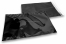 Schwarze Metallic Folienumschläge - 229 x 324 mm | Briefumschlaegebestellen.de