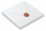Lacksiegel - Eule auf Umschlag | Briefumschlaegebestellen.de