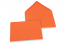  Farbige Umschläge  für Glückwunschkarten  - Orange, 114 x 162 mm | Briefumschlaegebestellen.de