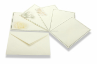 Briefumschläge für Trauerkarten creme | Briefumschlaegebestellen.de