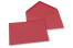  Farbige Umschläge  für Glückwunschkarten - Rot, 133 x 184 mm | Briefumschlaegebestellen.de
