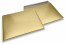 Luftpolstertaschen matt metallic umweltfreundlich - Gold 320 x 425 mm | Briefumschlaegebestellen.de