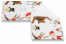 Grußkartenumschläge mit Weihnachtsmotiv - Weiß + Weihnachtsfiguren | Briefumschlaegebestellen.de