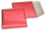 Luftpolstertaschen metallic umweltfreundlich - Rot 165 x 165 mm | Briefumschlaegebestellen.de