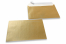 Goldene Briefumschläge mit Perlmutteffekt - 162 x 229 mm | Briefumschlaegebestellen.de