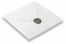 Lacksiegel - Französisch Lilie dunkelblau auf Umschlag | Briefumschlaegebestellen.de