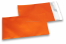 Orange Folienumschläge matt metallic farbig - 114 x 162 mm | Briefumschlaegebestellen.de