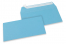 Farbige Briefumschläge Papier - Himmelblau, 110 x 220 mm | Briefumschlaegebestellen.de