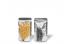 Metallic transparente Standbodenbeutel - Silber metallic, 110 x 185 x 70 mm - 250 ml | Briefumschlaegebestellen.de