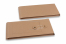 Kartonverpackung mit Kordelverschluss - 110 x 220 x 25 mm, braun | Briefumschlaegebestellen.de