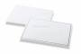 Briefumschläge für Trauerkarten - Weiss + Doppelkante