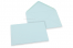 Farbige Umschläge für Glückwunschkarten - Hellblau, 125 x 175 mm | Briefumschlaegebestellen.de