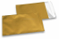 Goldene  Folienumschläge matt metallic farbig - 114 x 162 mm | Briefumschlaegebestellen.de