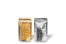 Metallic transparente Standbodenbeutel - Gold metallic, 110 x 185 x 70 mm - 250 ml | Briefumschlaegebestellen.de