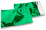 Grüne Metallic Folienumschläge - 162 x 229 mm | Briefumschlaegebestellen.de