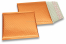 Luftpolstertaschen metallic umweltfreundlich - Orange 165 x 165 mm | Briefumschlaegebestellen.de