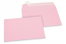 Farbige Briefumschläge Papier - Hellrosa, 114 x 162 mm | Briefumschlaegebestellen.de