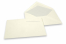 Briefumschläge aus Büttenpapier - gummierte Spitzklappe, mit Innenfutter | Briefumschlaegebestellen.de