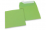 Farbige Briefumschläge Papier -  Apfelgrün, 160 x 160 mm | Briefumschlaegebestellen.de