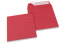 Farbige Briefumschläge Papier - Rot, 160 x 160 mm | Briefumschlaegebestellen.de