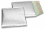 Luftpolstertaschen metallic umweltfreundlich - Silber 165 x 165 mm | Briefumschlaegebestellen.de