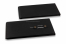Kartonverpackung mit Kordelverschluss - 110 x 220 x 25 mm, schwarz | Briefumschlaegebestellen.de