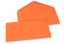 Farbige Umschläge  für Glückwunschkarten - Orange, 110 x 220 mm | Briefumschlaegebestellen.de